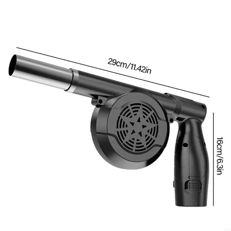 منفضة هواء لاسلكية 581E لبدء الحرائق والتخييم والطهي في الهواء الطلق وتنظيف الجهاز، عملية سهلة في بيئات مختلفة