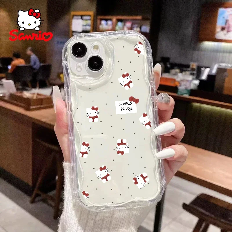 

Cinnamoroll Phone Case All Inclusive Anti Fall Measures Girl Mobile Phone Shell Kitty Cat Anime for Iphone Gift for Girl