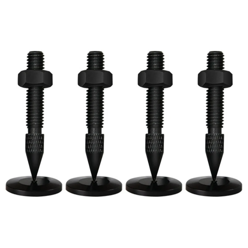 4pcs Metal Speaker Vibration Isolation Spikes Shock Absorbin