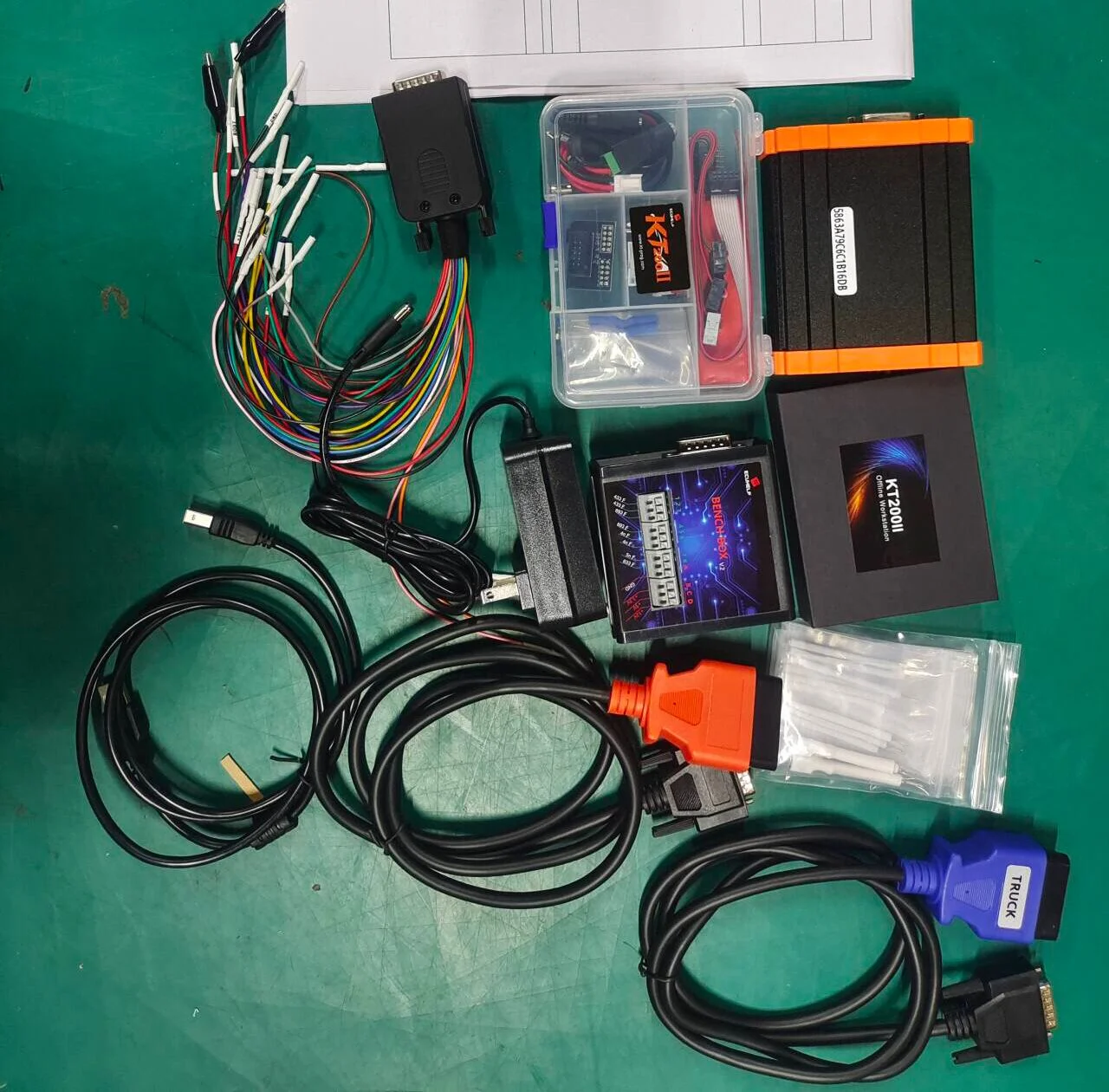 

Full version master kt200 ii kt200 II with offline key dongle read write ecu programmer Bench obd BDM pk Foxflash chip tunning