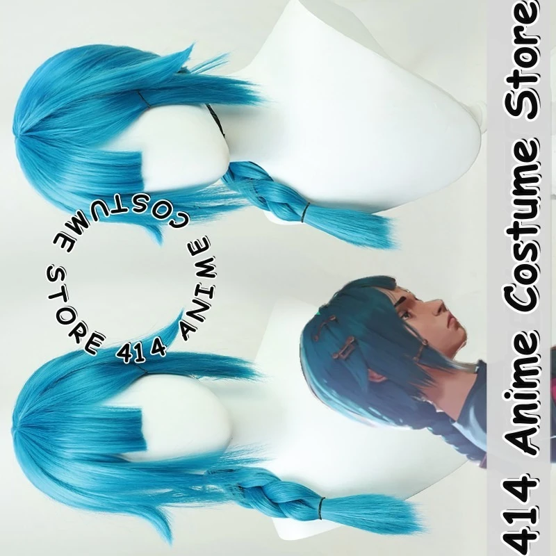

Game & Anime Jinx Child Ver Cosplay Wig Arcane: LoL Heat-Resistant Fiber Synthetic Hair
