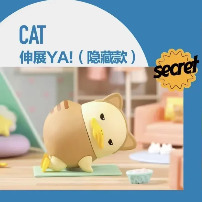 

100% Pop Mart Duckoo Fitness Serie Blind Box Guess Bag Mystery Box Toys Doll Cute Anime Figure Desktop Ornaments Gift Collection