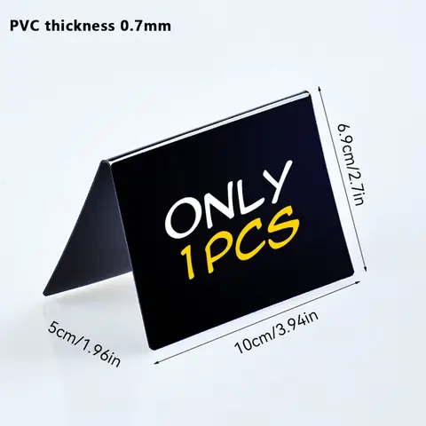 1pcs Acrylic/PVC Mini Chalkboard Reusable Erasable Desktop Display Board Writable Erasable Blackboard Wedding Table
