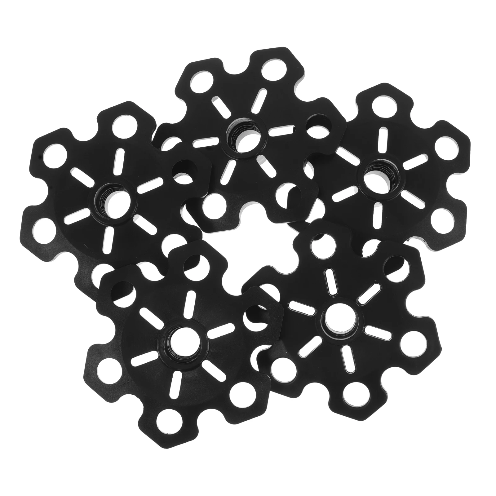 

5Pcs Trekking Pole Tips Replacement Ski Pole Accessories Hiking Camping Mud Prevention Snowflake Design AntiSlip Walking Stick