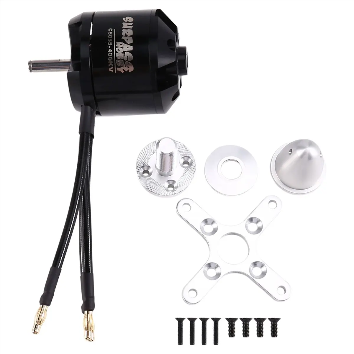 【Motor Parts】 C5055 Brushless Motor Multi-Rotor Aircraft Motor Suitable for Remote Control Helicopter Drone C5055 400KV