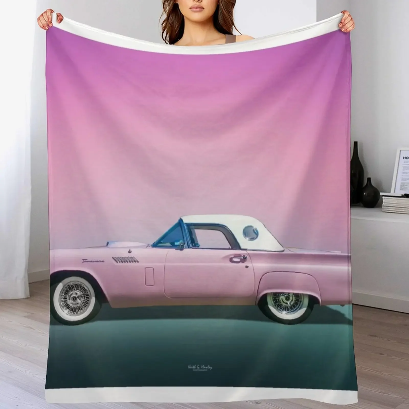 

Pink Baby Bird Throw Blanket bed plaid Flannels Extra Large Throw Loose Blankets