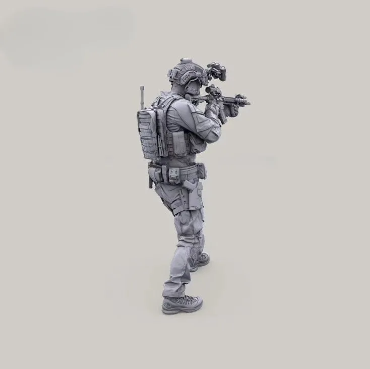 1:35 model kit resin kit Modern US Marine Corps Shooting Posture