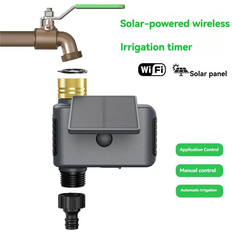 Wifi Water Timer Smart Sprinkler 1 Zone Automatic Drip Irrigation Function Hose Timer Voice& App Control-[NICEMAN-NJ]