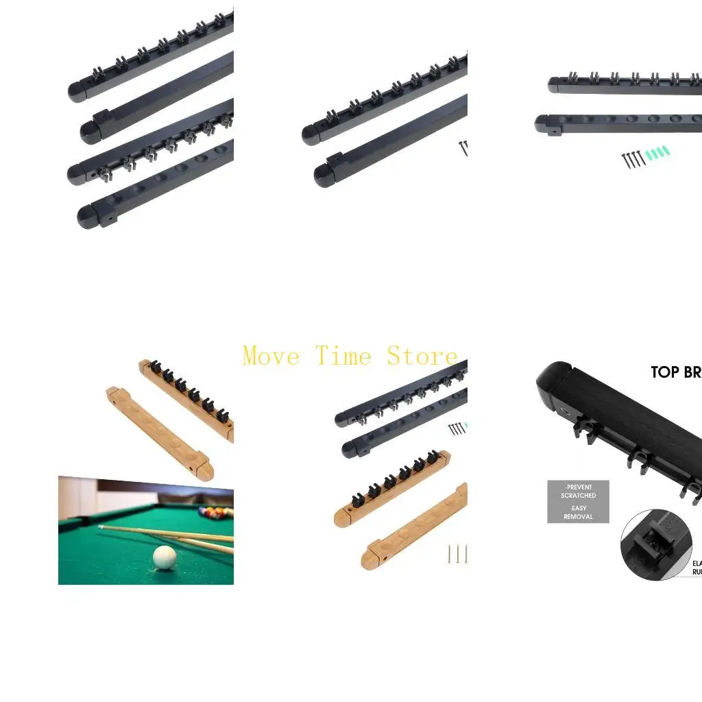 

92ME Cue Rack Professional Billiard Organizers Compacts Stable Footprint