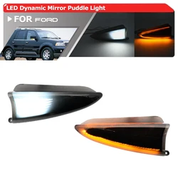 Smoked Switchback Sequential LED Under Side Mirror Turn Signal/Puddle Courtesy Lights For Gen2 Ford Expedition Lincoln Navigator