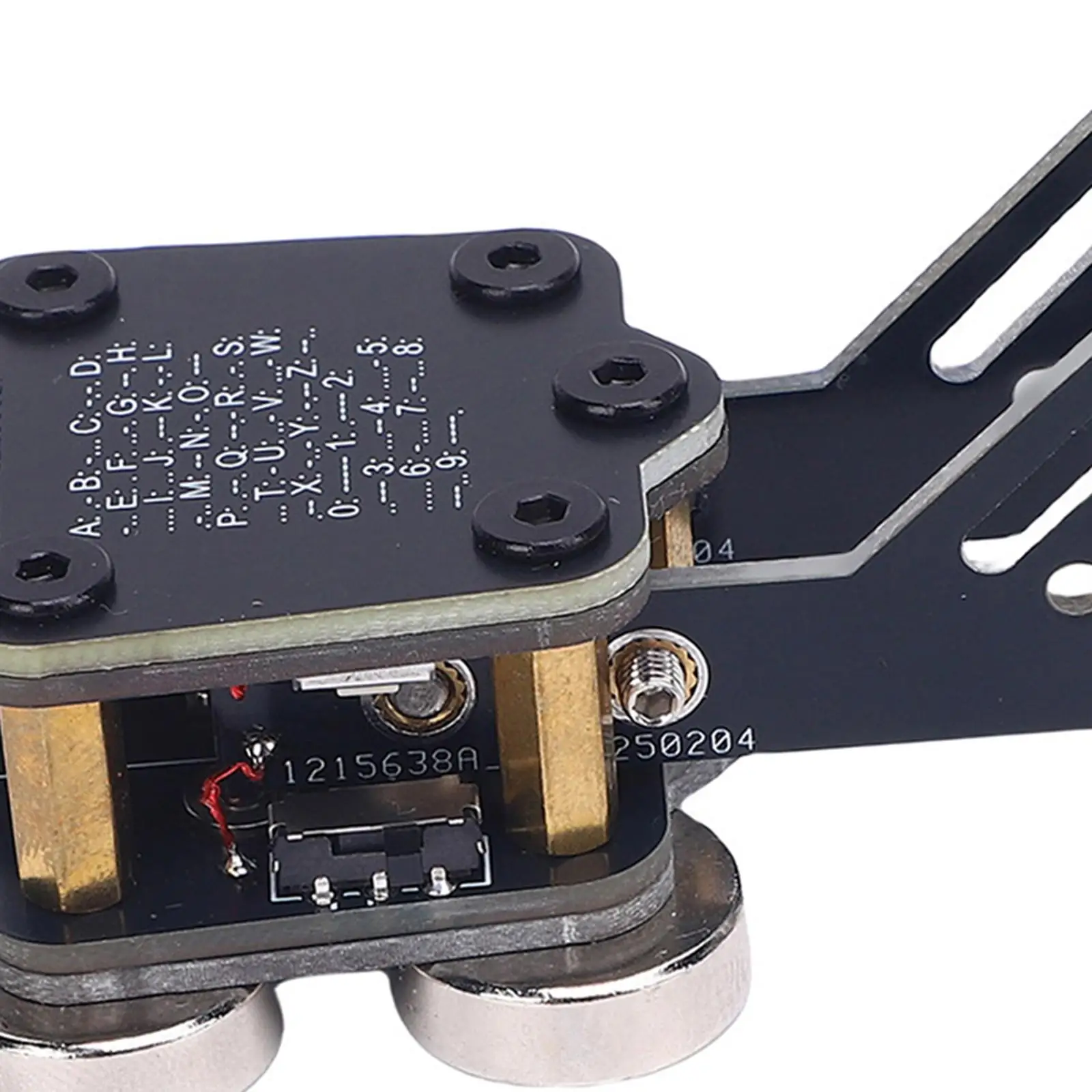 Morse Code Key Magnet Bases Double Paddle 3.5mm Interface Cable for Indoor Outdoor