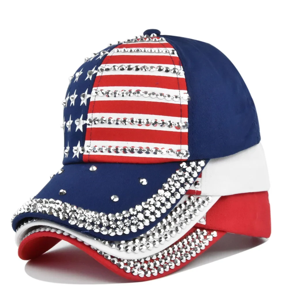 Brand Oohmy Men Women Baseball Caps American Flag Trucker Hat Snapback for Men Women Mesh Adjustable Fit