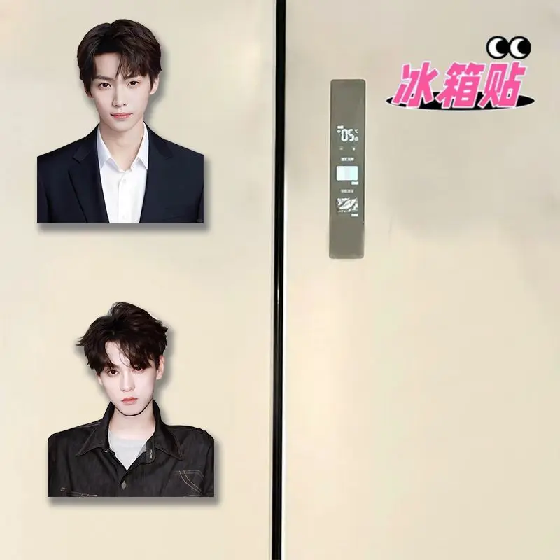 แม่เหล็กติดตู้เย็นลายการ์ตูนน่ารัก, ของตกแต่งตู้เย็น, ของที่ระลึกสำหรับแฟน, สติ๊กเกอร์แม่เหล็ก