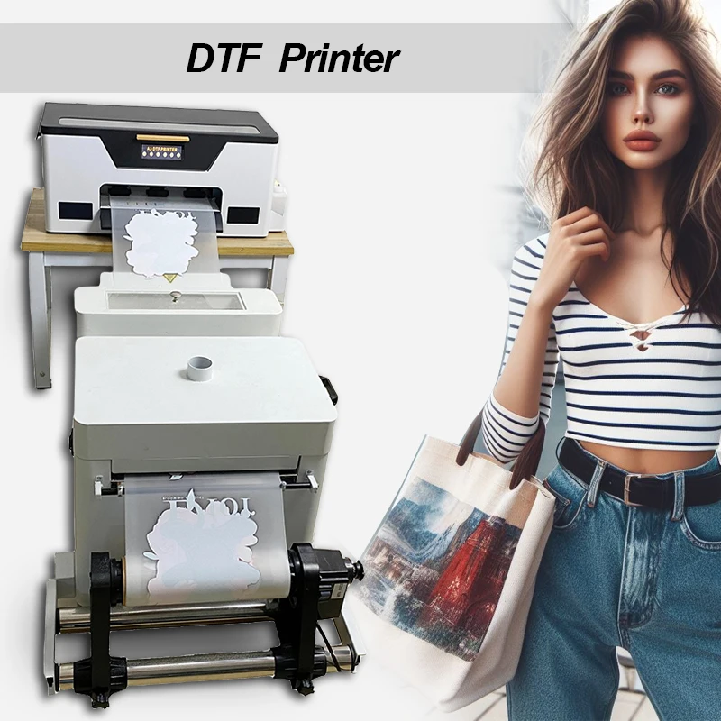 Free Shipping 33CM Dtf Printing Machine Automatic Spray Cleaning Dtf Printer