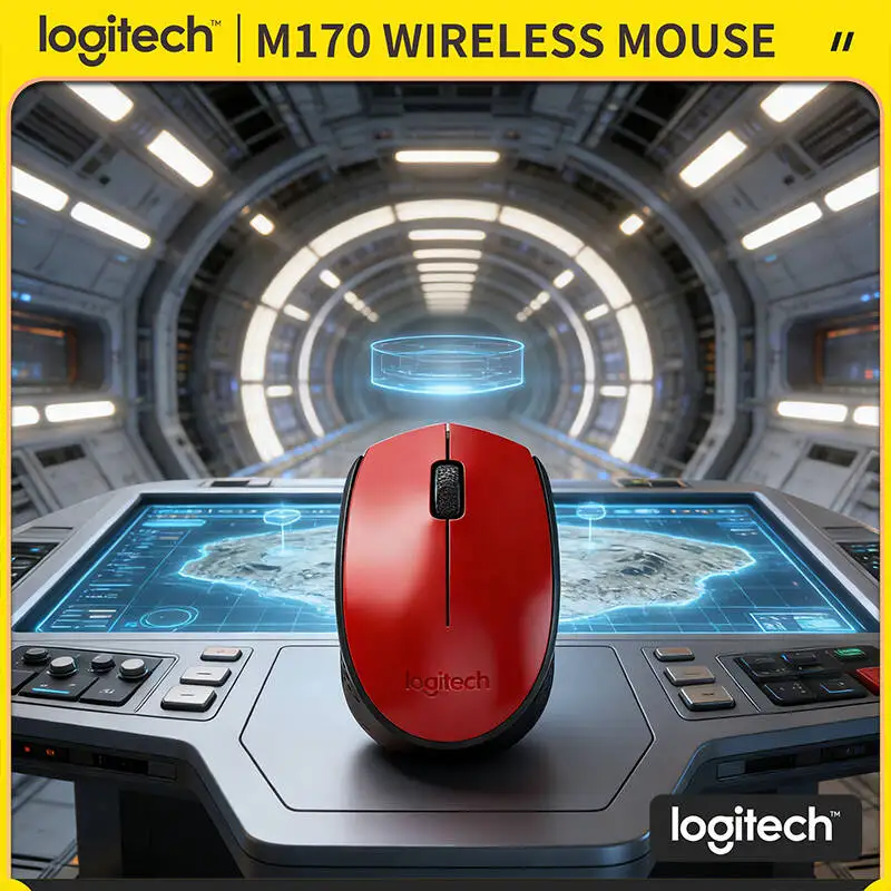 

Беспроводная мышь Logitech M170, 2,4 ГГц, радиус действия 10 м, универсальный дизайн, 12 месяцев автономной работы, для игр, развлечений, работы и офиса