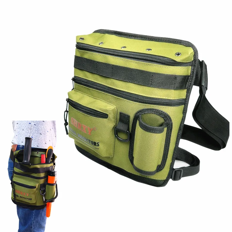 Metal Detector Finds Bag All Terrain Garden Detecting Pouch Accessories  Digger Tools Bag