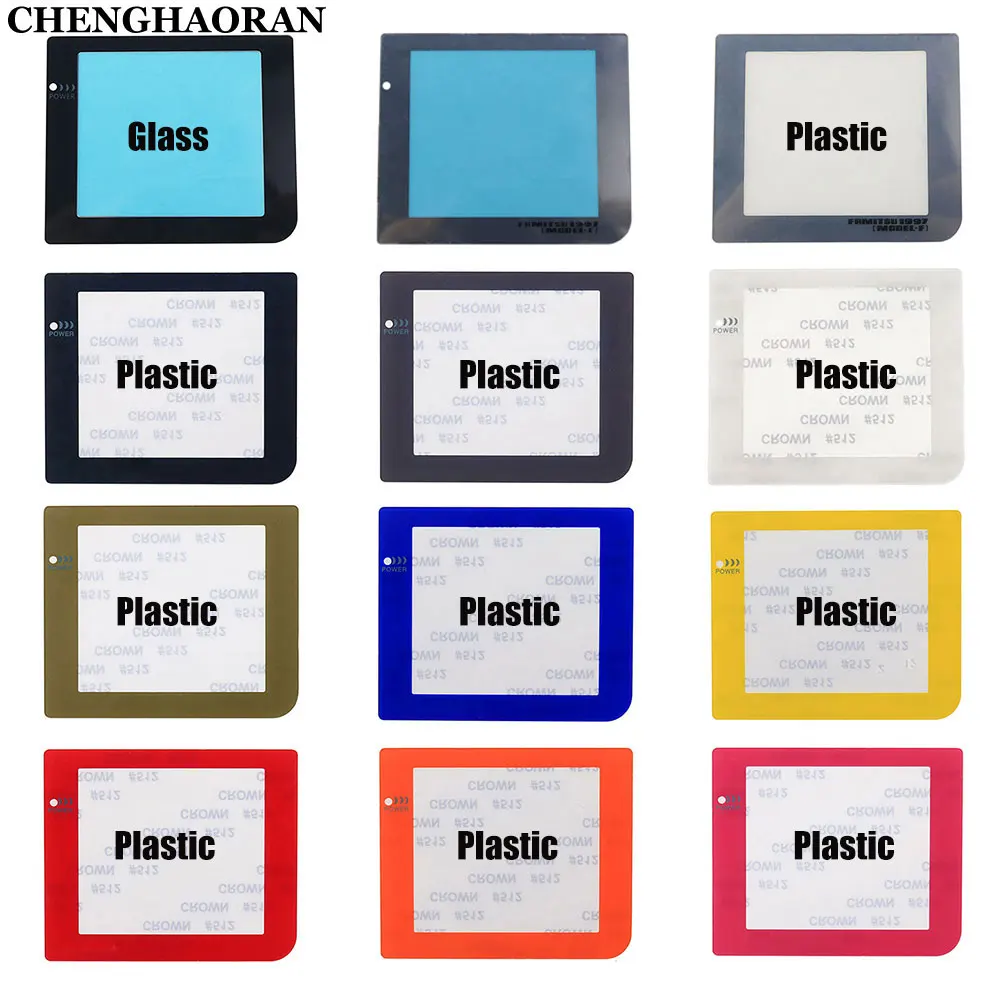 

1Piece For GameBoy Pocket GBP Game Plastic Glass Screen Protector Cover Replace Accessories Screen Lens Faceplate W/ Adhensive