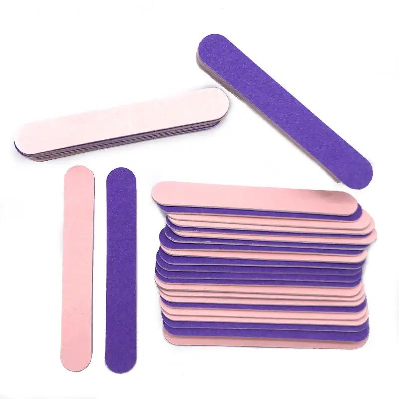 50Pcs Wooden Nail Files Set Pink Nail Sandpaper Disposable File Cuticle Remover Buffers Slim Callus Nail Art Tools Manicure Tool - Image 5