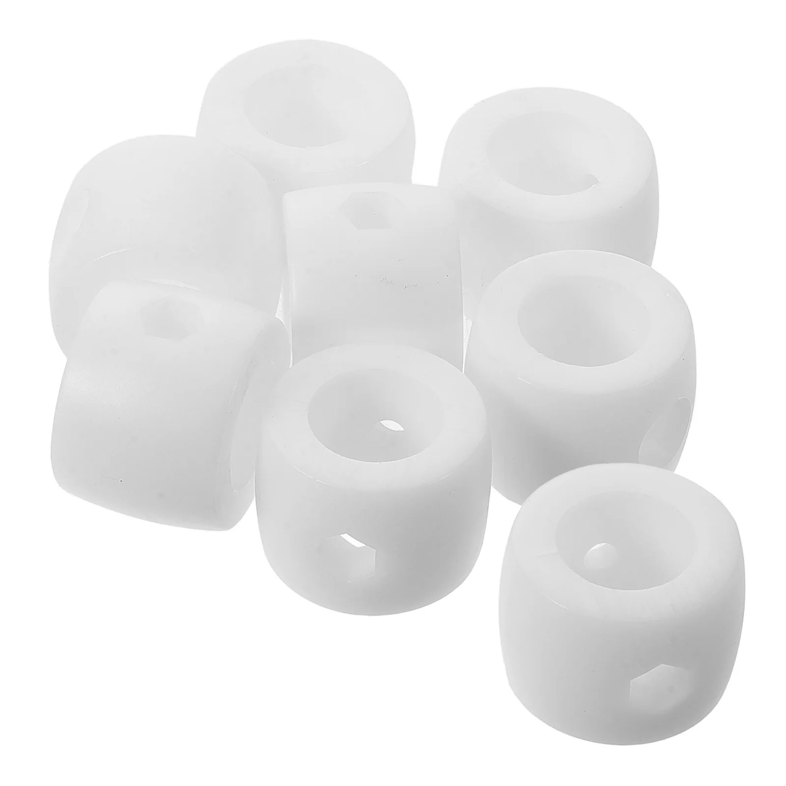 8 Pcs Football Table Locator Parts Foosball Component Soccer Goal Bar Tables Bushings Plastic Tabletop Replacement