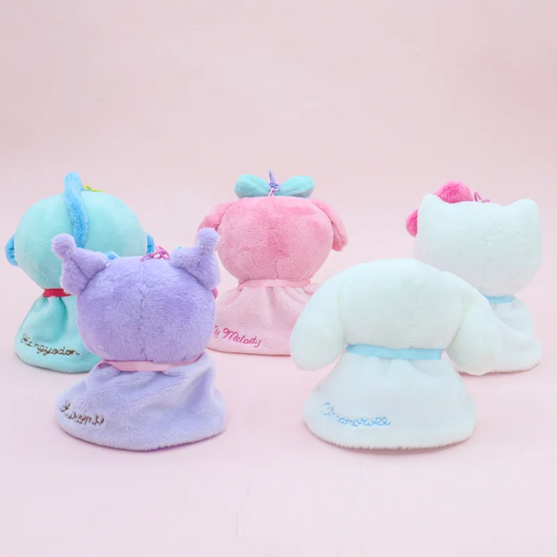 Kawaii Hello Kitty My Melody Plush Toy Cute Hangyodon Kulomi Plush Keychain Cartoon Schoolbag Pendant Anime Peripherals Gifts view 2