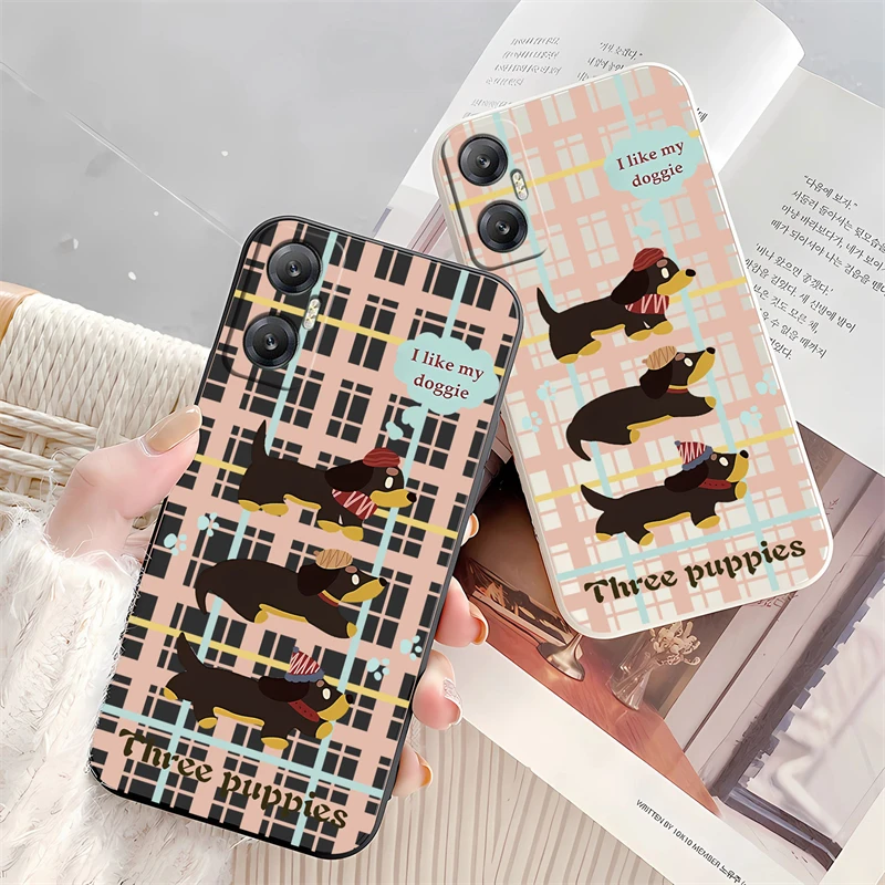 Anime Puppy Cassa Del Telefono Per Infinix Hot 50 9 10 11 12 30I Play 10S 10T 11S NFC 12 20S Silicone Antiurto Paraurti Posteriore Della Copertura Morbida