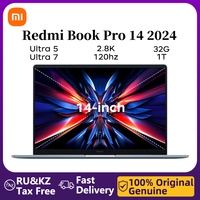 Xiaomi Laptop Redmibook Pro 14 2024 14-inch 2.8K 120Hz Intel Core Ultra5/Ultra7 16GB/32GB 1TB/2TB 100W Supercharged Laptop