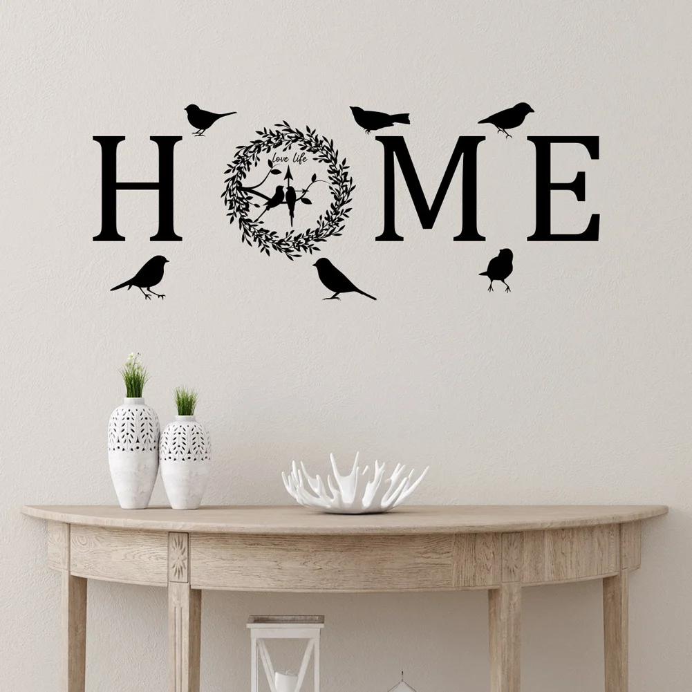 Kreative HAUSE Muster Wand Aufkleber Wohnzimmer Sofa Hintergrund Dekoration Deacls Schlafzimmer Verschönern Wohnkultur Selbst-klebe Wandbild