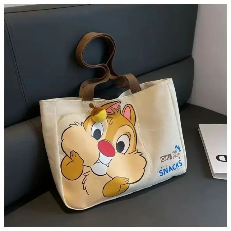 Disney new Chichititi Cartoon Print Large Capacity Women\'s Handbag Daily Travel Mummy Bag Fashionable and Versatile Shoulder Bag