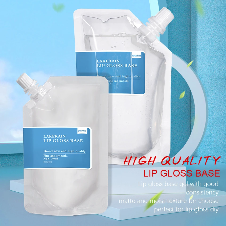 25/50/100ml klares Lip gloss Basis gel DIY feuchtigkeit spendendes Lippenstift material Gel handgemachtes Lip gloss Großhandel Lip glasur Make-up