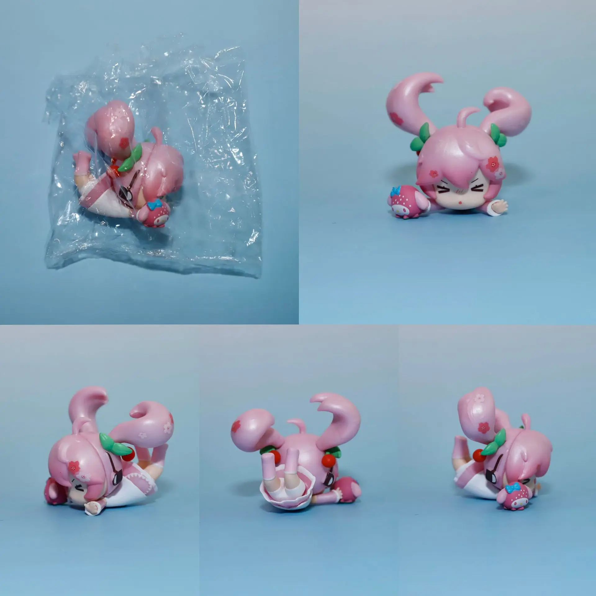 Willekeurige 1pcs Hatsune Miku Anime Meisje Figuren Fell Down Melodie Miku Model Pop Beeldjes Ornamenten Auto Decoratie Gift Kinderen speelgoed