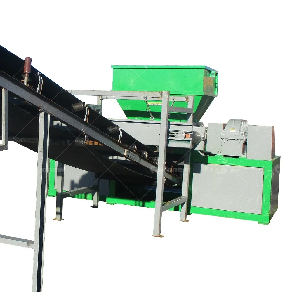 Waste Glass Bottle Shredder Crusher Recycling Machine