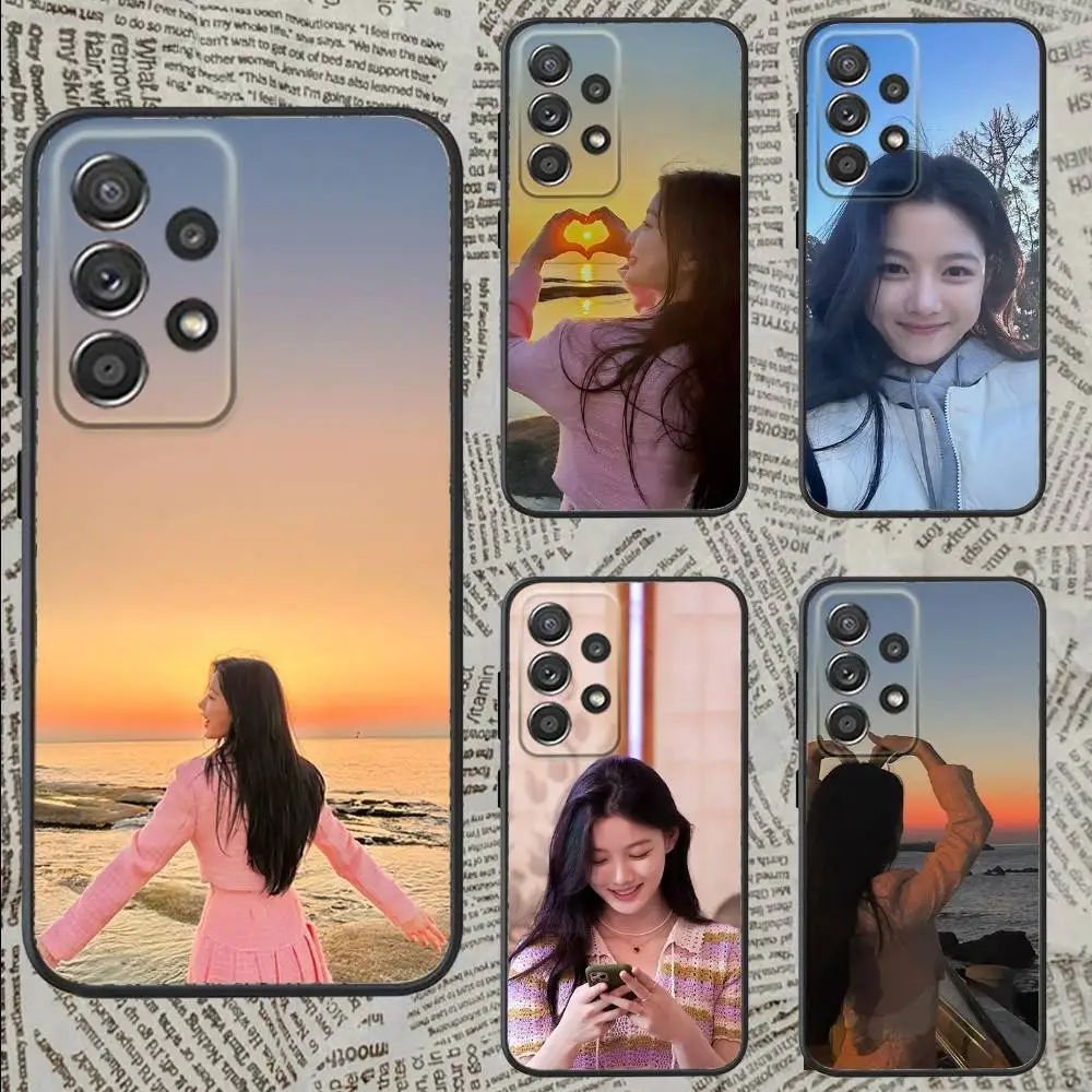 

Actress K-Kims Yous Jung-gs Phone Case For Samsung S25,S24,S21,S22,S23,S30,Ultra,S20,Plus,Fe,Lite,Note,10,9,5G Black Cover