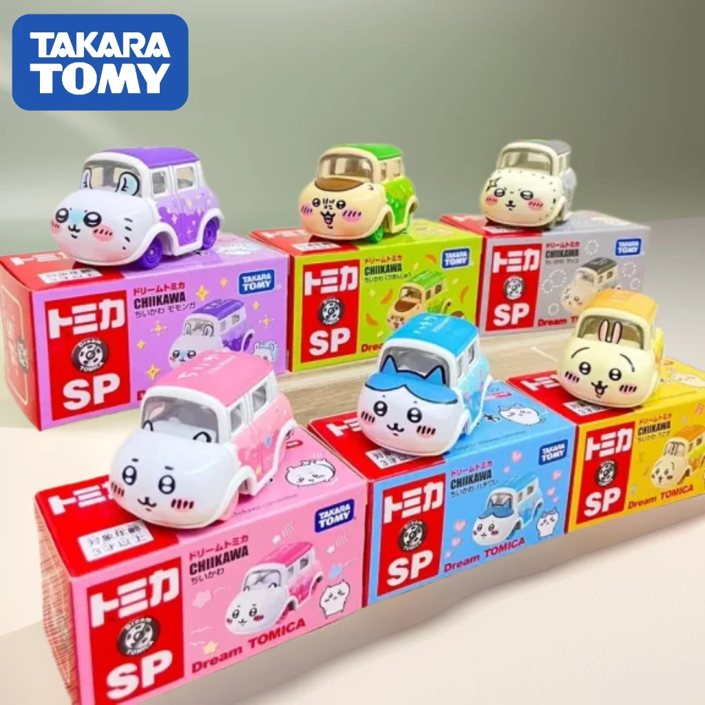 TAKARA TOMY Tomica Chiikawa Hachiware Usagi Legering Speelgoed Motorvoertuig Diecast Metaal Model Cadeau voor Kinderen Model Ornamenten