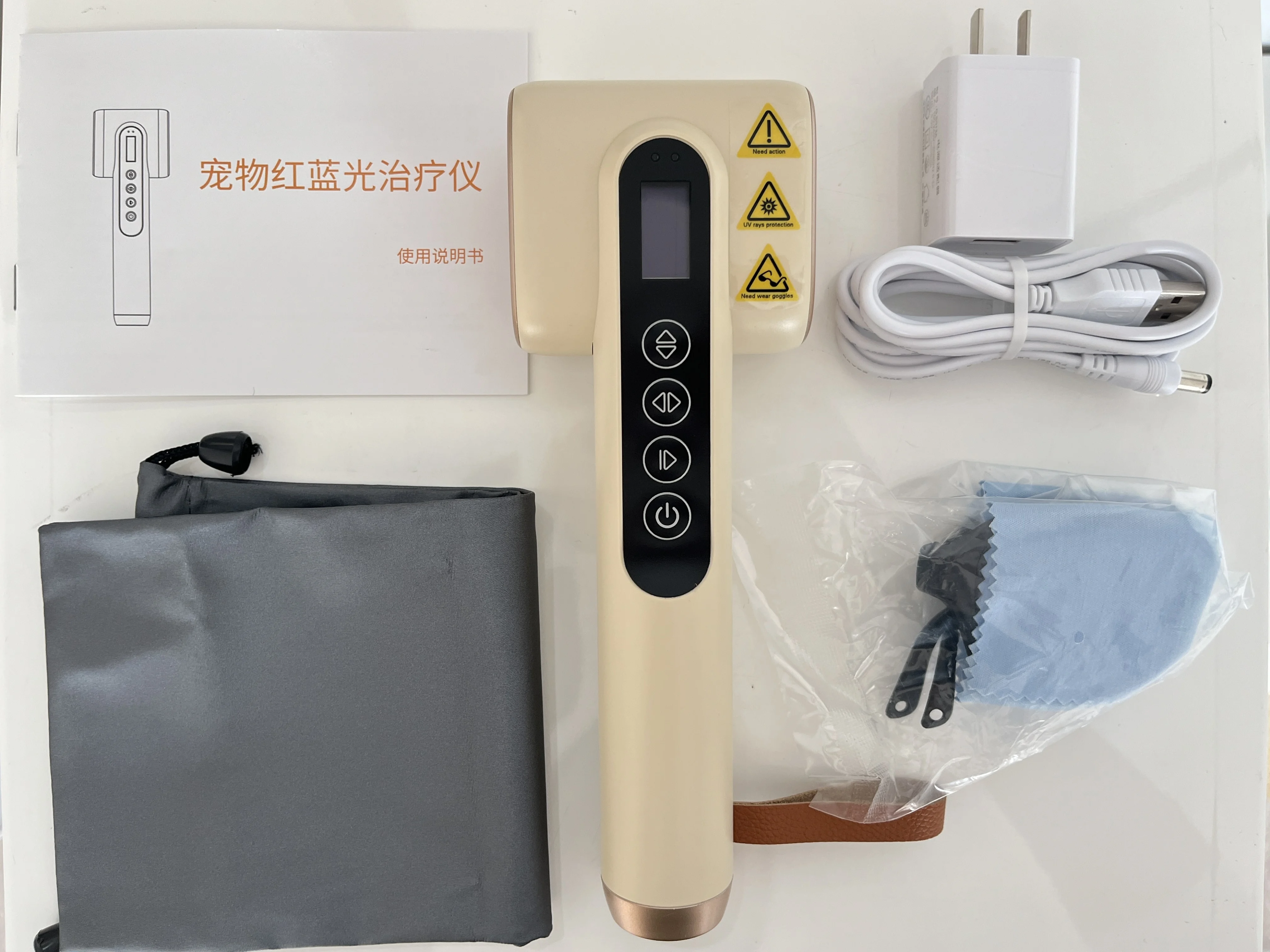 Home and Hospital Use LED Light Laser Therapy Device for Cat Dog Skin Veterinary Instrument for Pet Care