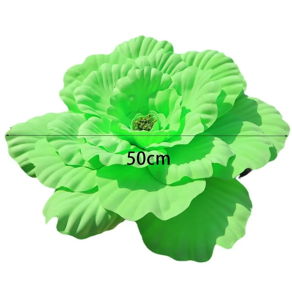 50cm PE Artificial Peony Window Display Photo Props Simulation Peony Flower Flower Show Props Background Wall Decoration