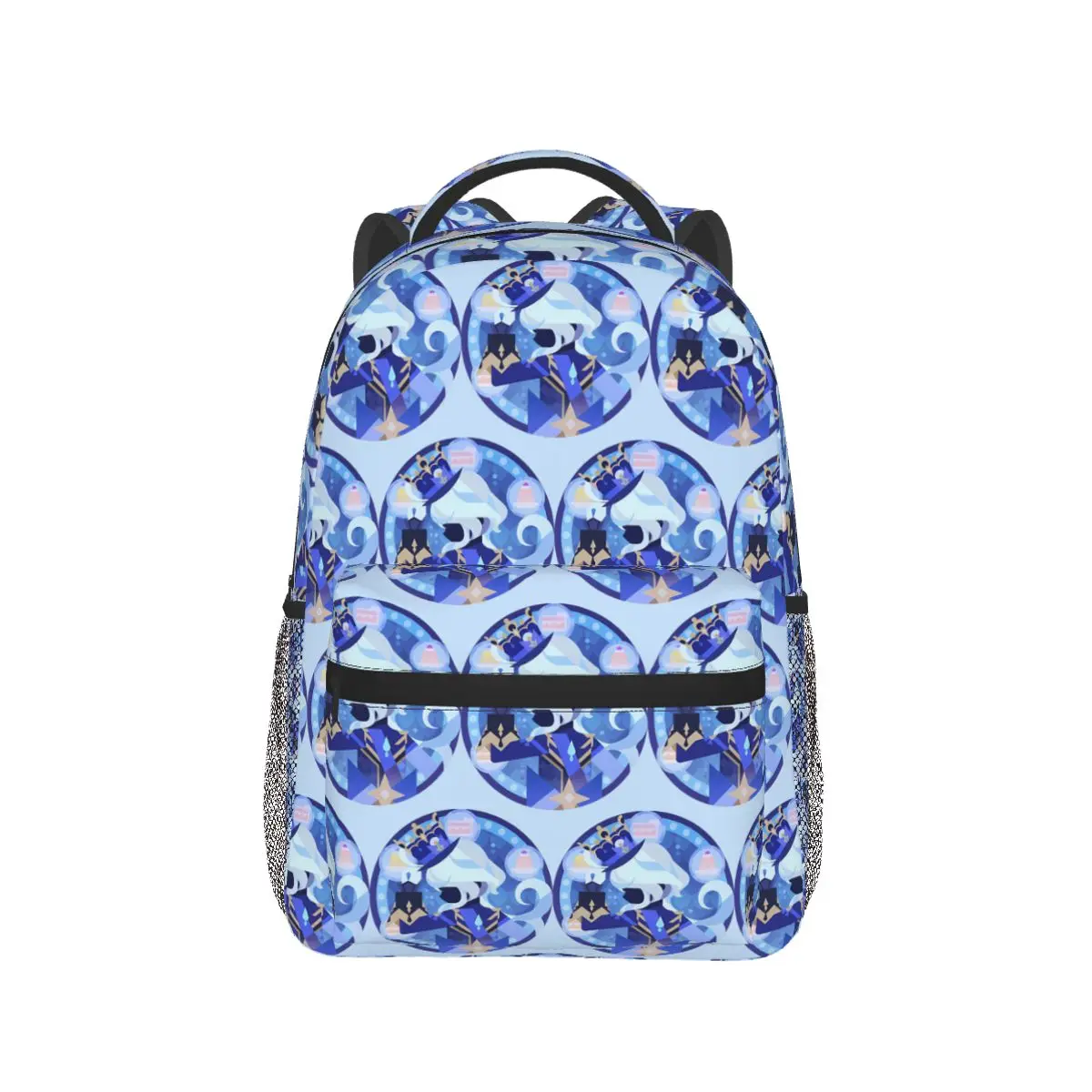 Furina Genshin Impact Student Backpack School Bag Hiking Travel Daypack for Men Women Fashion Bookbag Shoulder Bags