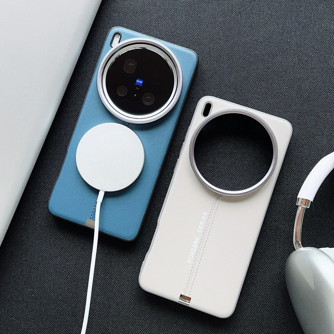 

For Vivo X200 Ultra X200S X200 Pro Mini Case Protective Pesch Solid Magsafe Pattern Mobile Phone Back Cover