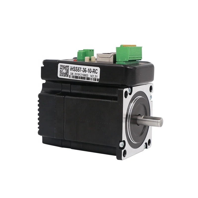 IHSS57-36-10-RC 1N 4A 36VDC 2-phase Nema23 Integrated RS485 CAN Stepper Motor Driver with Coder view 4