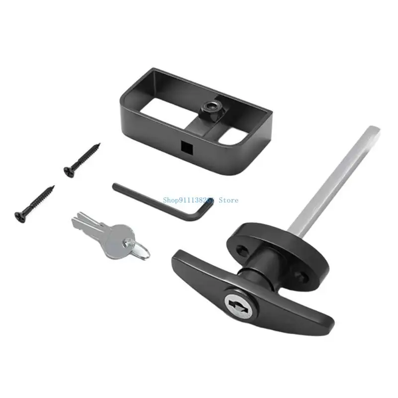 

H05E Multifunction Handle Lock easy installs Shed Door Lock 99mm for Sheds & Playhouses