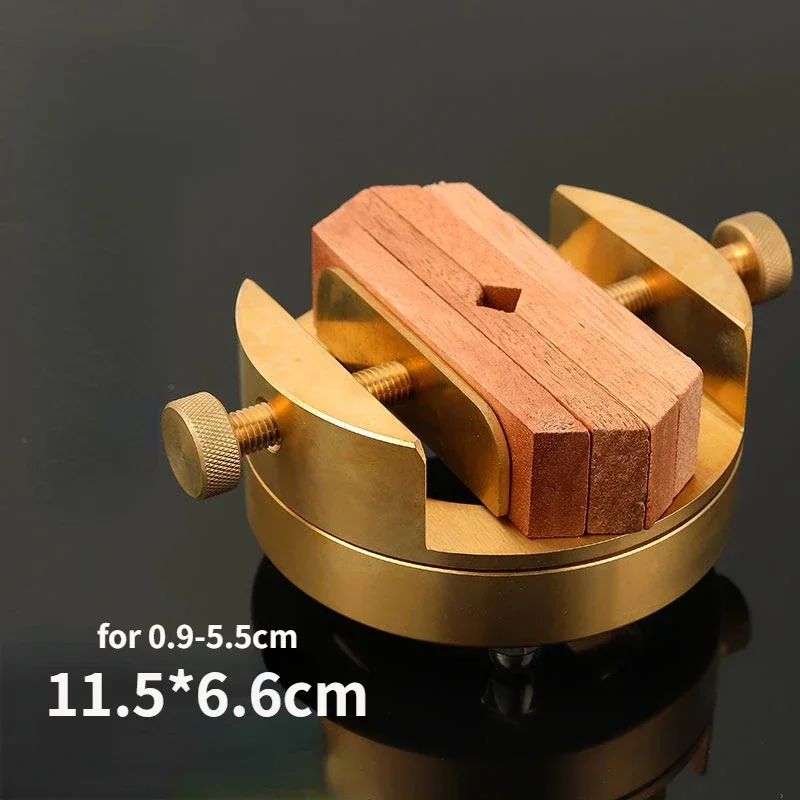 Abrazadera de sello de rotación de 360 grados, alicates de Banco de cobre puro, herramientas de sujeción para tallado de piedra y madera