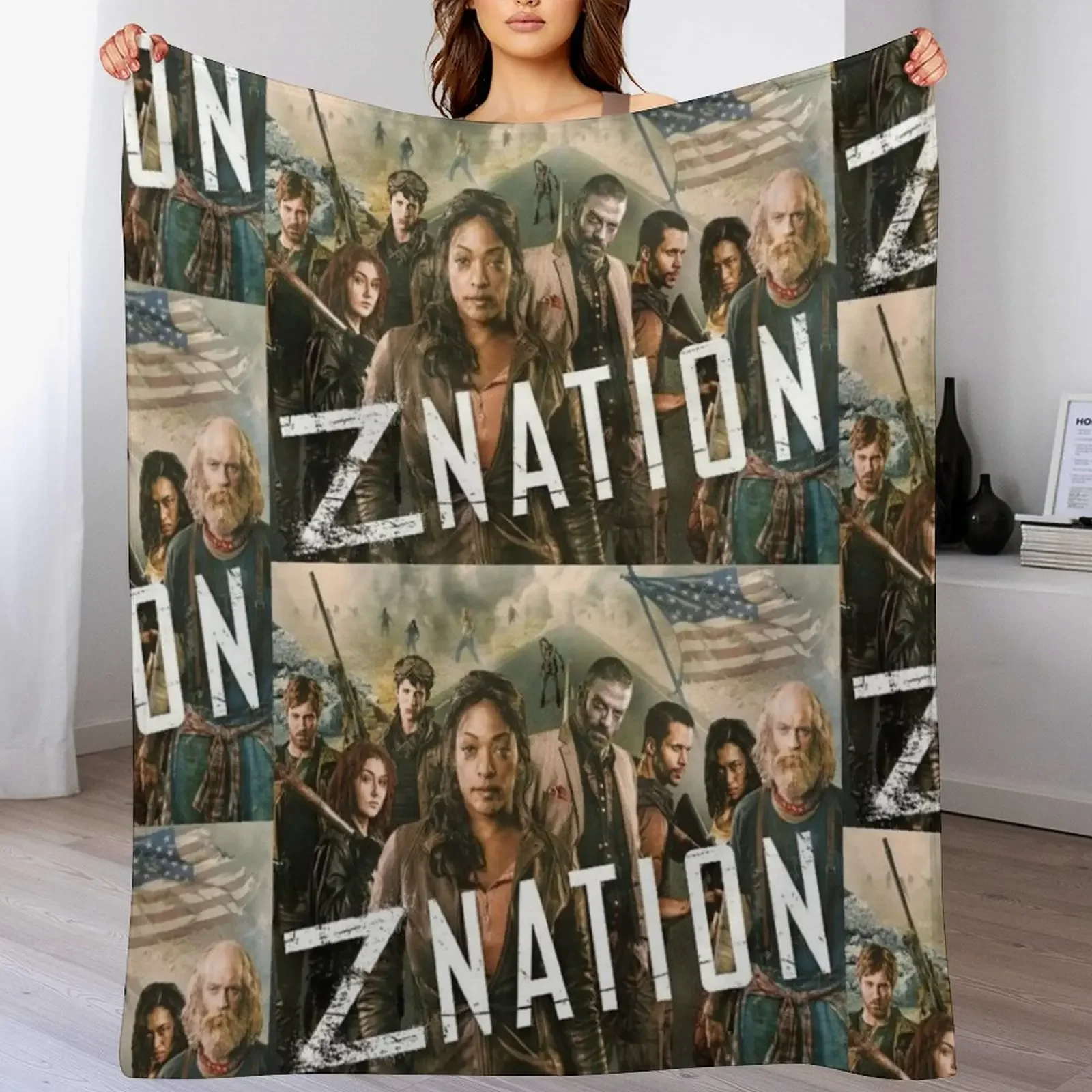 Z Nation Fanatic Throw Blanket Warm Plush Fuzzy Blanket for Living Room