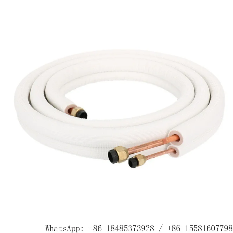 Air conditioner copper and aluminum connecting pipe white embossed insulation 1P2P3P5P