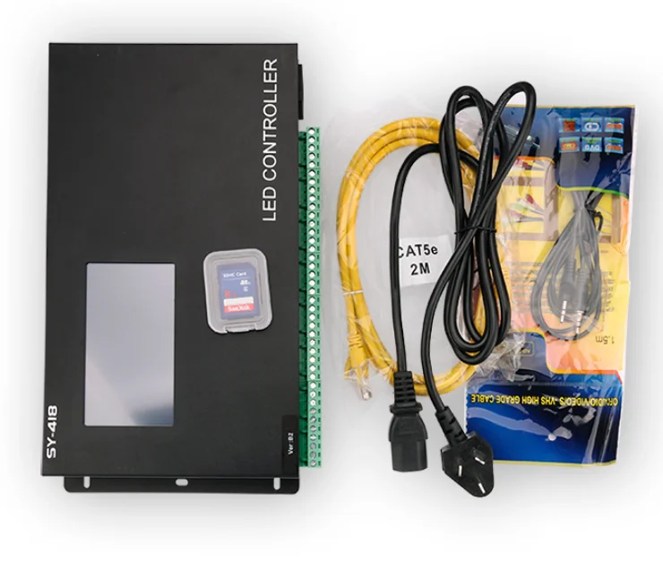 Controller musicale touch screen SY-418-B2 per SPI AC100V- 240V Controller LED digitale programmabile DMX512 a 8 canali