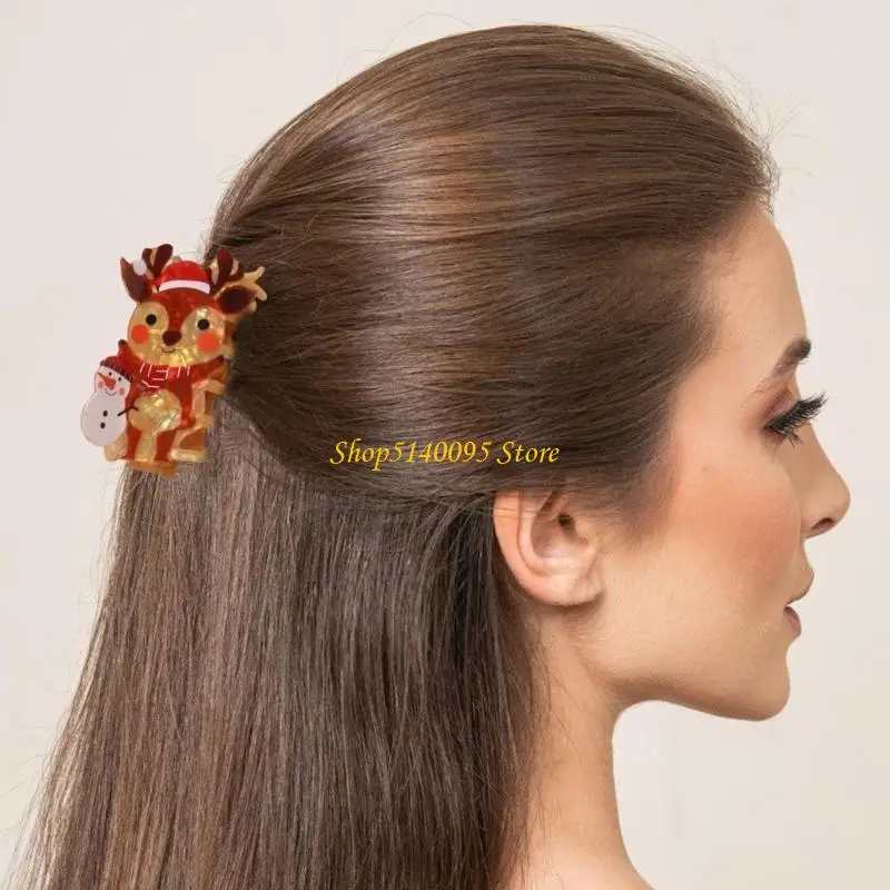 

DXAE Рождественский лось аксессуары для волос для женщин и детских причесок