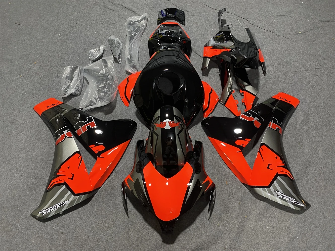 Motorcycle Fairing Kit fits CBR1000RR 2008 2009 2010 2011 CBR1000 08 09 10 11 Year Fairing Black Red Grey motorcycle housing