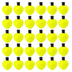 30pcs Foam Peg Floats Fishing Trout Floats Slip Bobber Fishing Tool with Pipe Plug Fly Fishing Indicator Fishing Supplies
