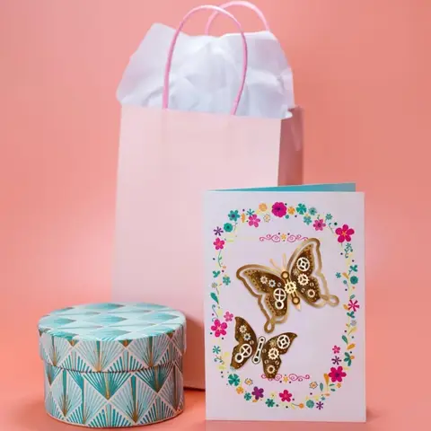 मैकेनिकल गियर तितली आकार कार्बन स्टील डाई कट तितली स्टीमपंक धातु एम्बॉसिंग डाई कट स्टेंसिल स्टीमपंक बनाना 8 best sales तितली मर जाती है - №5