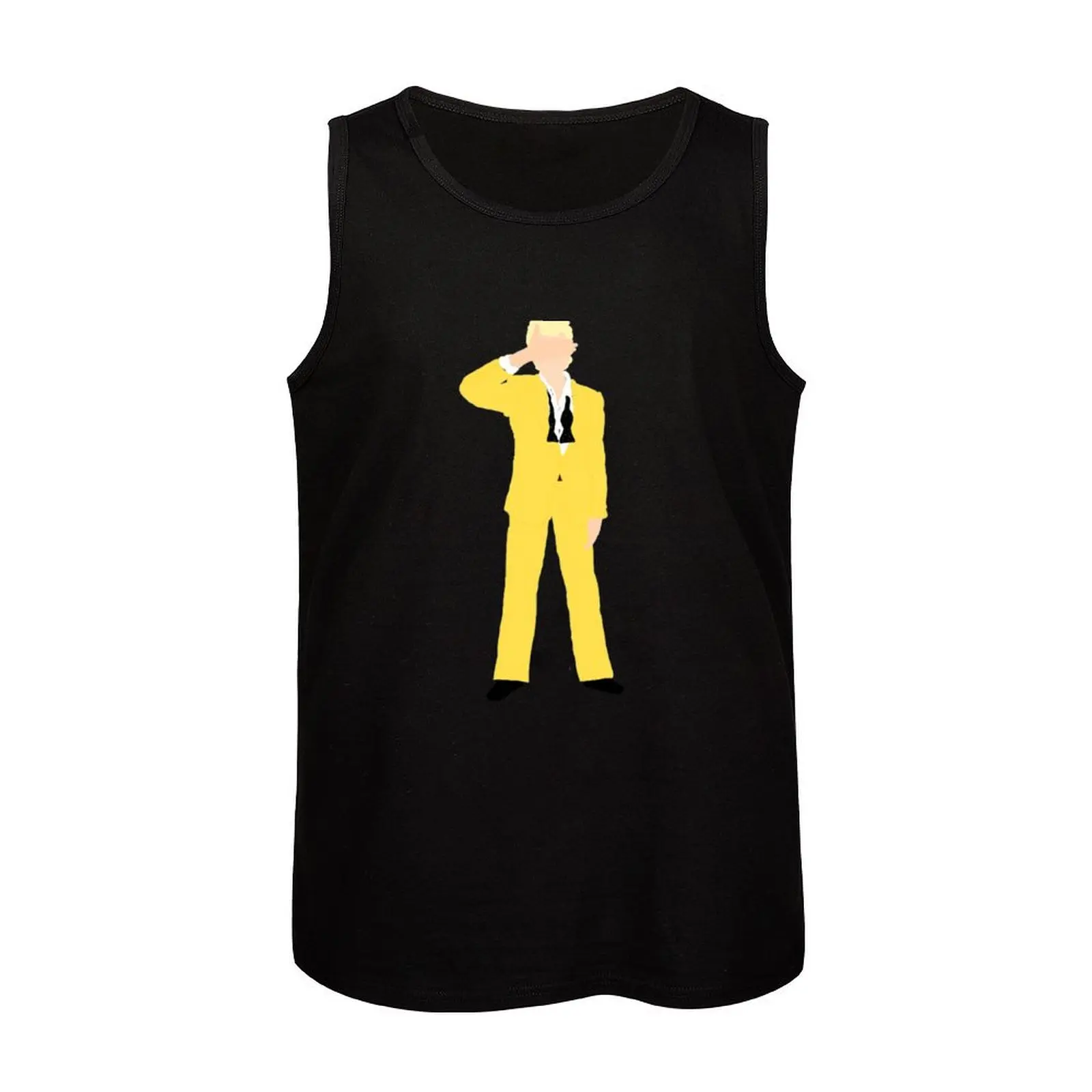 Let's Dance Bowie Yellow Suit canotta mens abbigliamento da palestra vestiti sexy maglietta da uomo maglietta da palestra da uomo