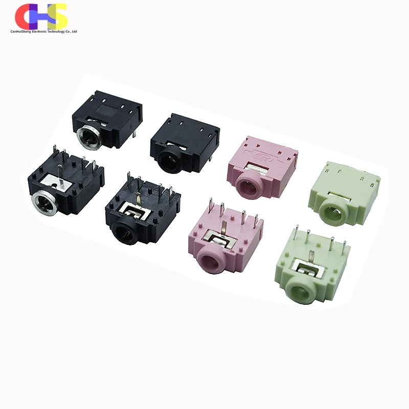 10PCS Headphone Jack Socket 3F07 PJ-307 PJ307 3.5mm Stereo Jack Socket 3.5 Audio Earphone Jack Connector