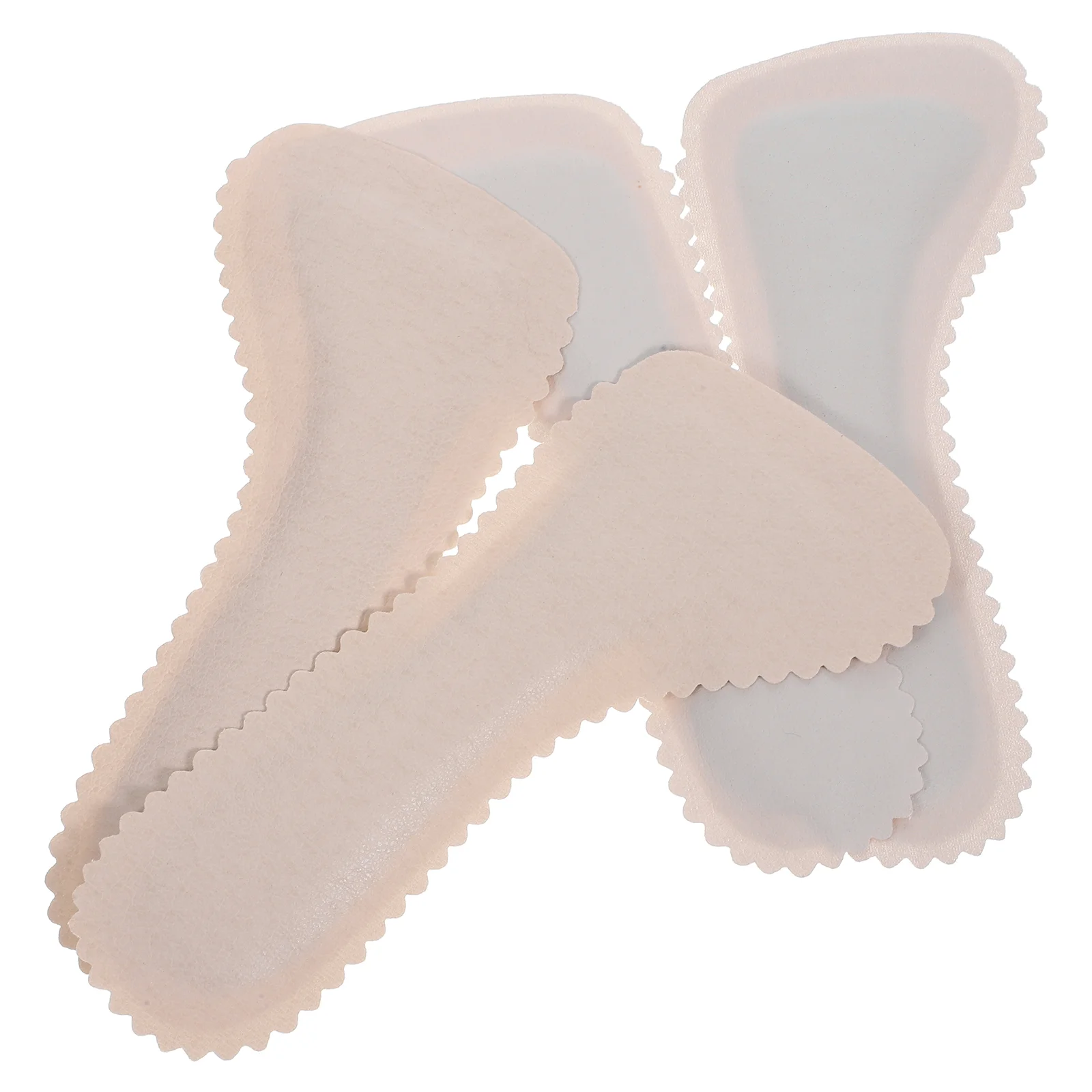 2 Pairs Non-slip Cork Cropped Insole Man Women's Insoles Shoes High Heels 1850X820X060CM Cloth Double Sided Tape Cushion